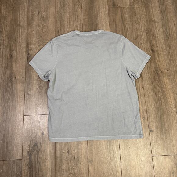 J.Crew Broken-in T-Shirt Mens 2XL Gray Garment Dyed Cotton Crewneck Short Sleeve - Picture 6 of 8